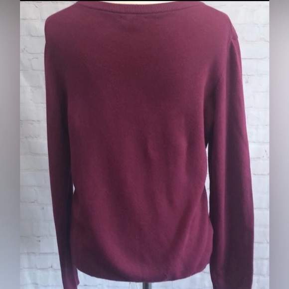 Tommy Hilfiger Y2K vintage Maroon crewneck sweater size large GUC - Picture 2 of 7